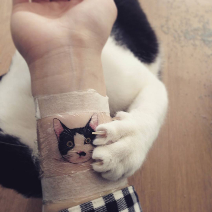 Tatuarte a tu gato 