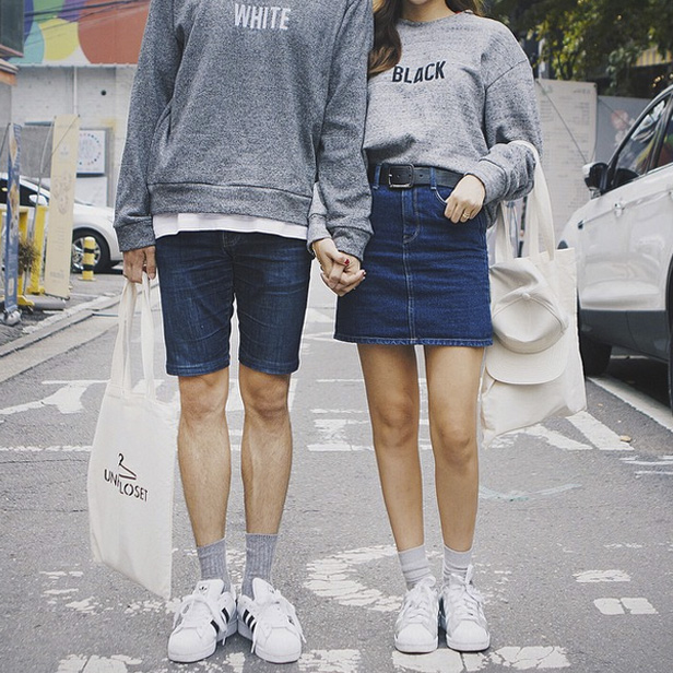 Tendencia Matchy Matchy en parejas