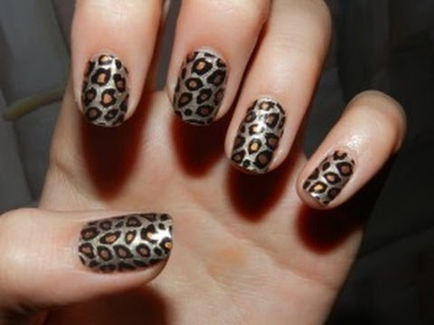 Ideas uñas animal print 