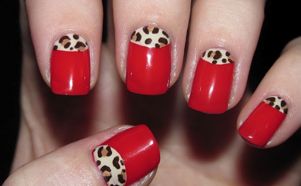 Ideas uñas animal print 