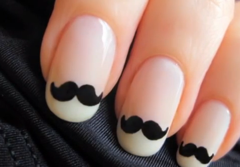 Tutorial: Manicura con bigotes