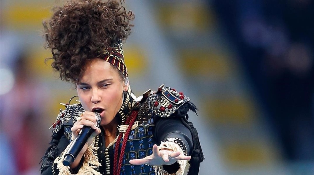 alicia keys sin maquillaje