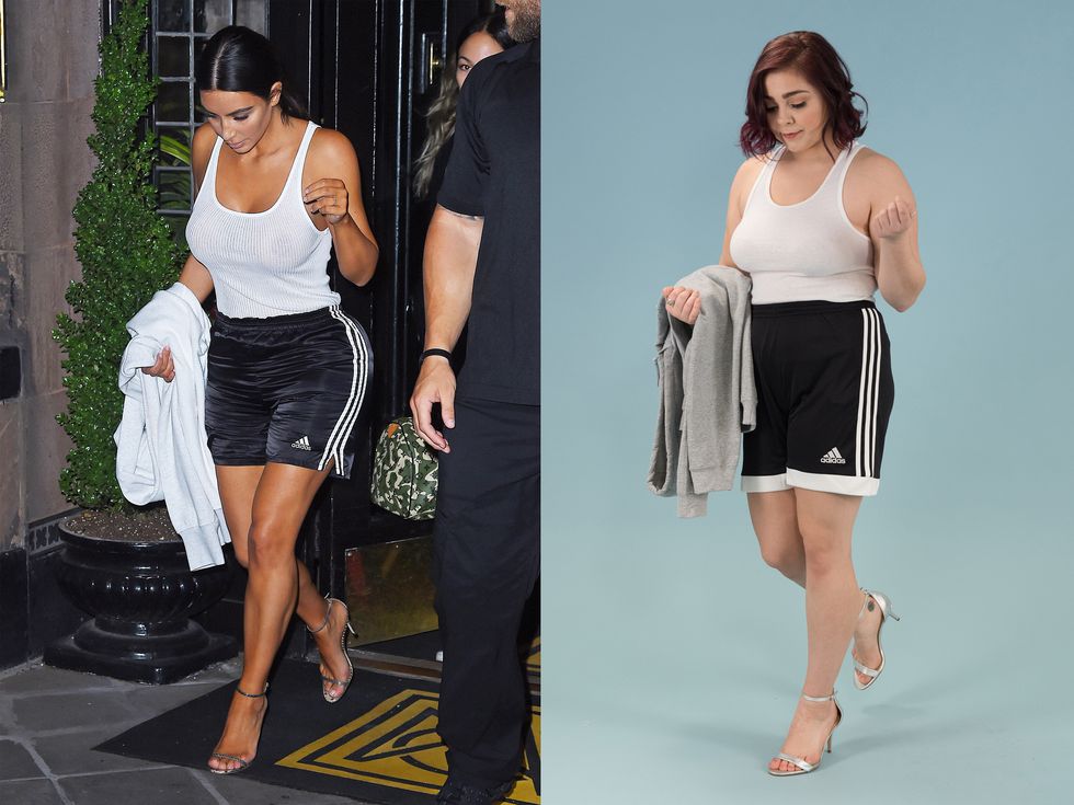 mujeres prueban looks kim kardashian