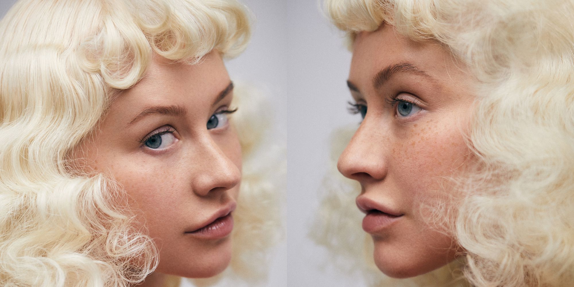 christina aguilera paper sin maquillaje