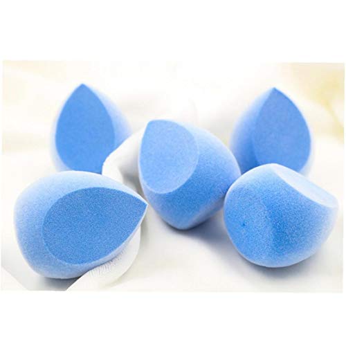 3pcs Del Maquillaje Esponja Conjunto De Microfibra De Terciopelo Esponja La Herramienta Cosmética Libres De Látex Blender Maquillaje Para Las Fundaciones, Polvos Y Cremas (Azul)