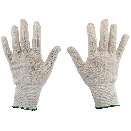 6 pares de guantes dermatológicos de algodón para piel seca, color crema hidratante