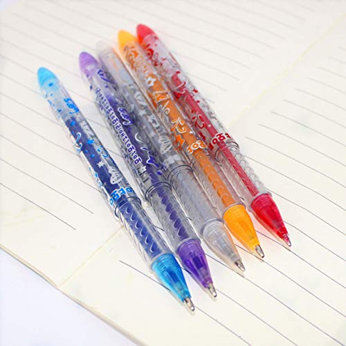 6PCS Niños DIY Tattoo Pens Handdrawing Tattoo Gel Pens Novedad Niños Juguetes Niños Niños Cumpleaños Festival Regalos (multicolor) ESjasnyfall