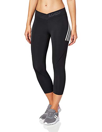 adidas Ask Tec 34t 3s Mallas, Mujer, Black/White, XS