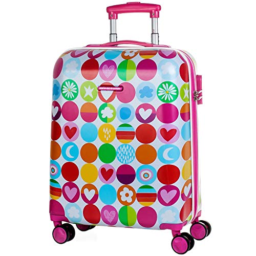 Agatha Ruiz De La Prada Happy Agatha Equipaje de Mano, 55 cm, 40 litros, Fucsia