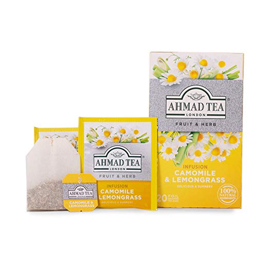 Ahmad Tea - Camomile & Lemongrass Tea Infusion 20 Bags - 30g