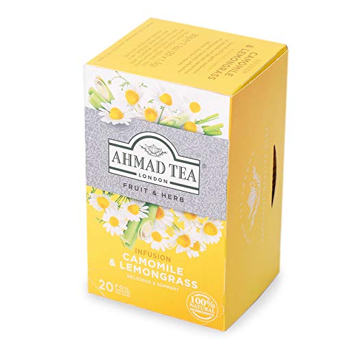 Ahmad Tea - Camomile & Lemongrass Tea Infusion 20 Bags - 30g