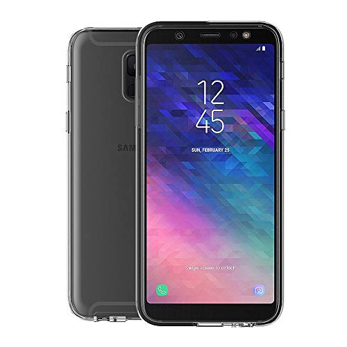 AICEK Funda Samsung Galaxy A6 2018, Transparente Silicona 360°Full Body Fundas para Samsung A6 2018 Carcasa Silicona Funda Case (5,6 Pulgadas)