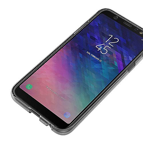 AICEK Funda Samsung Galaxy A6 2018, Transparente Silicona 360°Full Body Fundas para Samsung A6 2018 Carcasa Silicona Funda Case (5,6 Pulgadas)