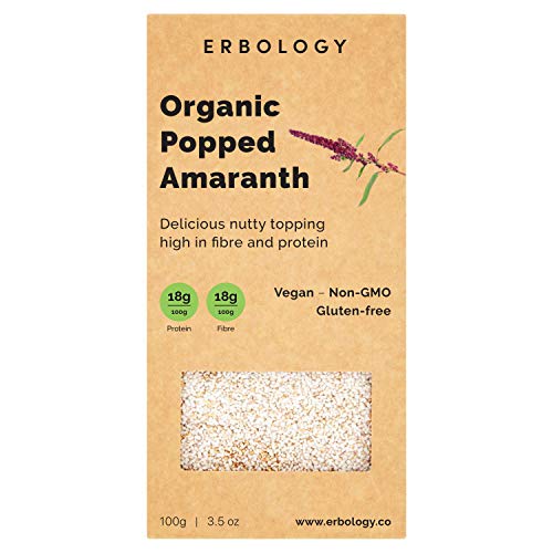 Amaranto Hinchado Bio 100g - Rico en Proteínas, Fibra y Minerales - Sin Gluten