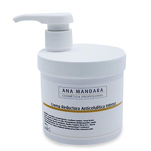 ANA MANDARA - CREMA ANTICELULÍTICA REDUCTORA INTENSE EFECTO FRÍO/CALOR - 500 Ml - Crema Reductora - Quemagrasas