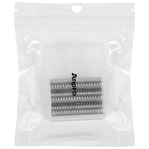 Anpro Imanes 10x2 mm 60 Piezas Pequeños Imanes Magnético Fuerte,Magnet Redondo Magnético Estupendo,Imán de Neodimio