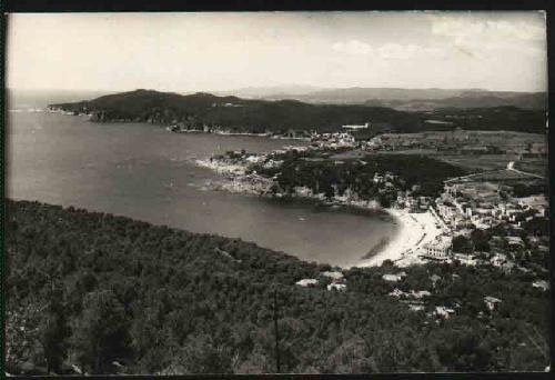 Antigua Postal - Old Postcard : COSTA BRAVA. PALAFRUGUELL: PANORAMICA LLAFRANCH, CALELLA