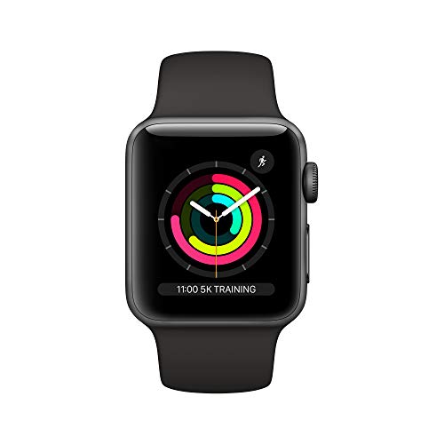 Apple Watch Series 3 Reloj Inteligente Gris OLED GPS (satélite) - Relojes Inteligentes (OLED, Pantalla táctil, GPS (satélite), 18 h, 26,7 g, Gris)