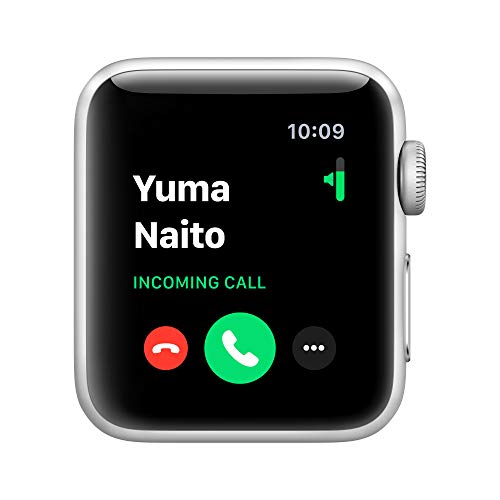 Apple Watch Series 3 Reloj Inteligente Plata OLED GPS (satélite) - Relojes Inteligentes (OLED, Pantalla táctil, GPS (satélite), 18 h, 26,7 g, Plata)