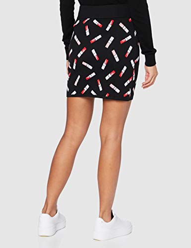 Armani Exchange Pencil Skirt Falda, Black Lipstick Jungle, S para Mujer