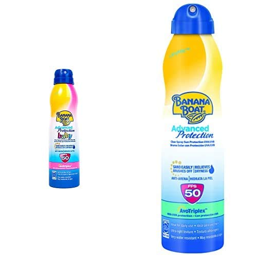 Banana Boat Crema Solar Bundle Para Bebé Y Adulto (Spray) Advanced Protection