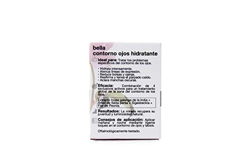 Bella Aurora Crema Contorno de Ojos Hidratante Anti-ojeras Anti-fatiga, Reduce Bolsas, Manchas y Atenúa las Arrugas, 20 ml