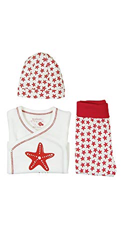 boboli 145224 Conjunto de Ropa, Rojo, One Size (Tamaño del Fabricante:3M) Bebé Unisex