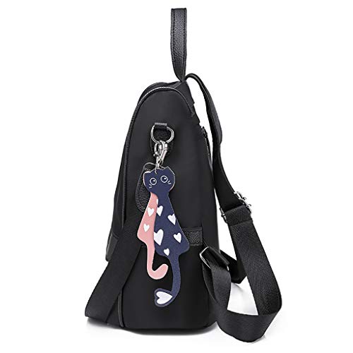 Bolsos Para mujer, RETUROM 2019 Mujeres Oxford Mochila Casual Mochila de viaje salvaje Estudiante Mochila (Tamaño: 32cm x15cm x32cm, Negro)