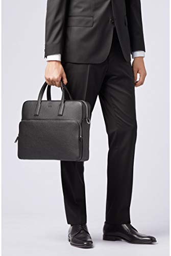 BOSS - Crosstown_s Doc Case, Bolsas para portátil Hombre, Negro (Black), 8.5x30x38 cm (B x H T)