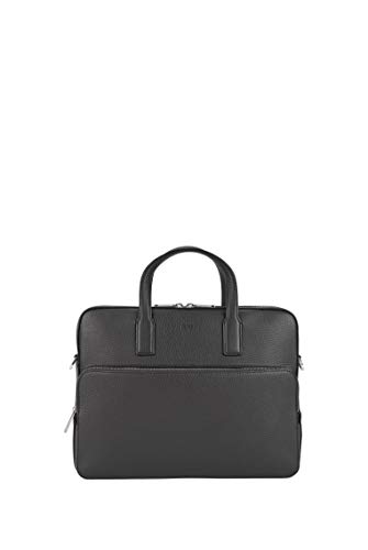 BOSS - Crosstown_s Doc Case, Bolsas para portátil Hombre, Negro (Black), 8.5x30x38 cm (B x H T)