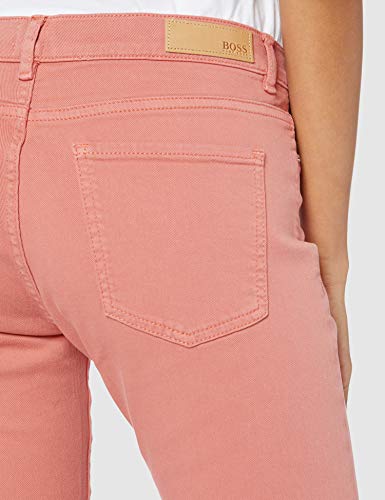 BOSS J21 Selma Vaqueros Slim Fit, Naranja (Light/Pastel Orange 835), W25 (Talla del Fabricante: 25) para Mujer