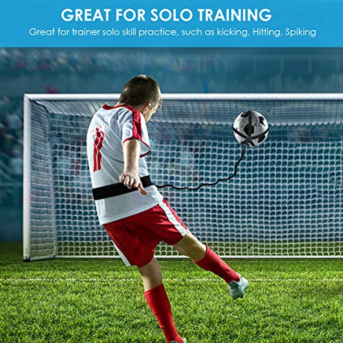 BROTOU Fútbol Trainer, Football Trainer Banda,Football Kick Trainer Banda elástica para Entrenamiento de fútbol para Estudiante Niños Adultos (1 Pack)