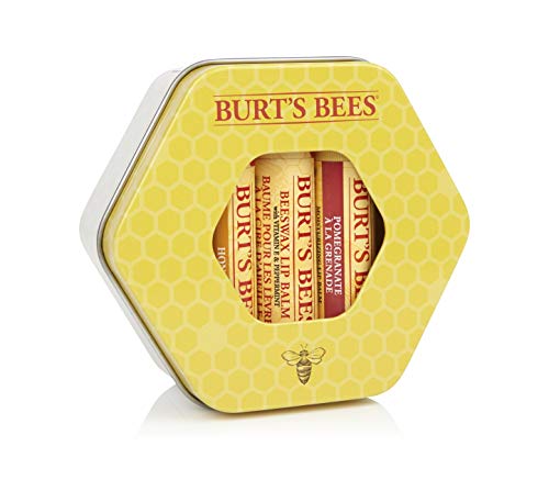 Burt's Bees Set De Regalo Hidratante De Tres Latas Burt'S Bees Con 1 Blsamo Labial Con Cera De Abejas Con Vitamina E Y Menta 90 g