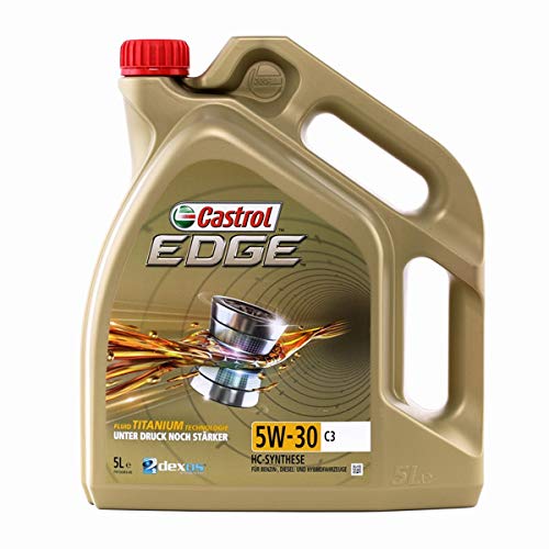 Castrol EDGE - Lubricante con Titanium FST de 5 l, con viscosidad 5W-30 y conforme con la especificación C3