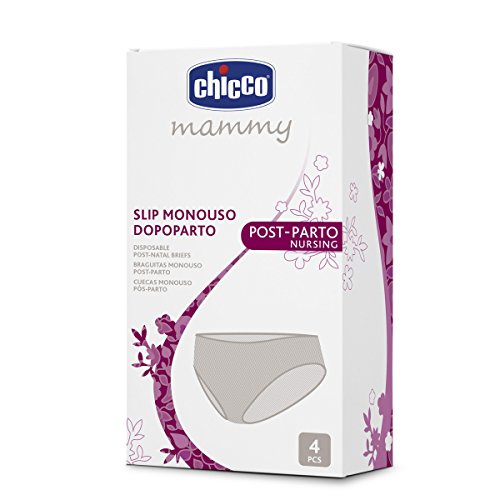 Chicco Mammy - Bragas monouso elasticas y transpirables cuatro unidades grandes, talla L