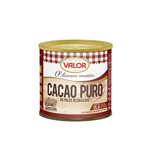 Chocolates Valor - Cacao Puro En Polvo Desgrasado - 250 g