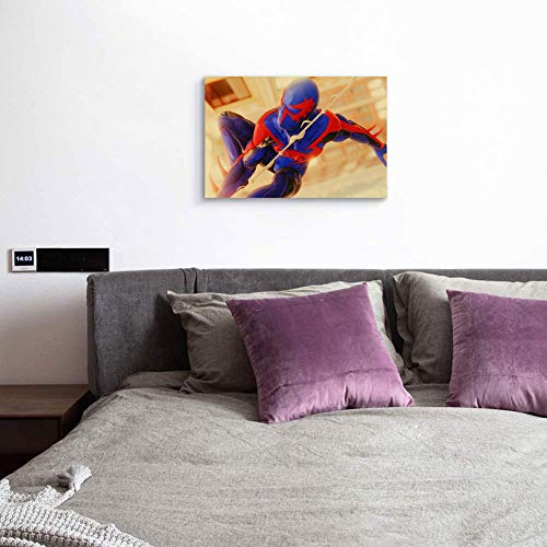 Coobals Spiderman Homecoming - Lienzo decorativo para pared (listo para colgar), 30,5 x 40,6 cm, lona, Sin marco., 18x24in.Medium