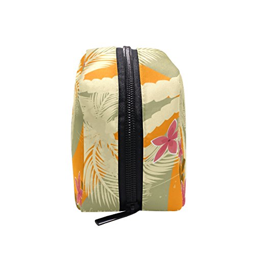 COOSUN - Bolsa de maquillaje hawaiana para mujer