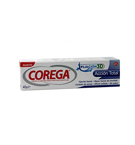 Corega Acción Total Crema Fijadora para Prótesis Dentales - 40 g