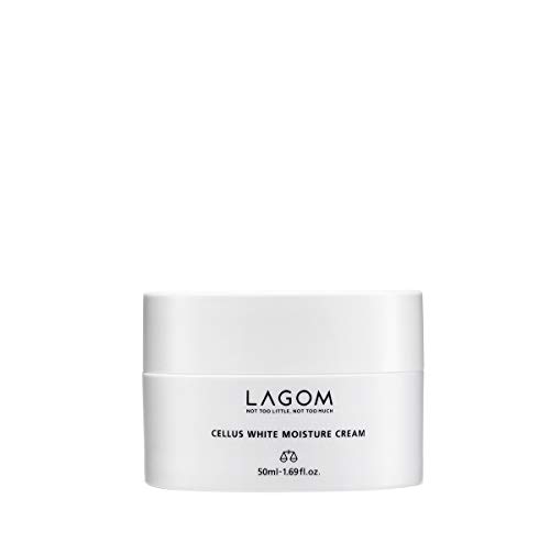 Crema hidratante iluminadora Lagom White Moisture Cream | Cosmética Coreana |Con células madres extraidas del arroz | 50 ml