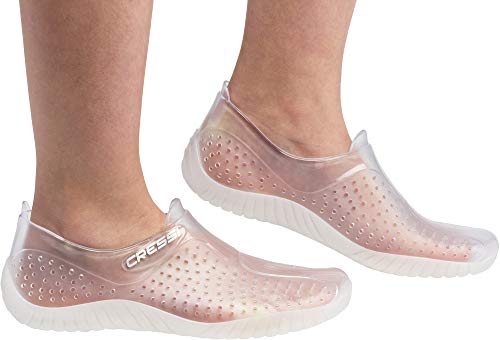 Cressi Water Shoes Escarpines, Unisex Adulto, Claro (Transparente), 39 EU