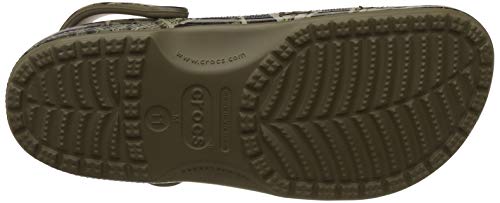 Crocs Classic Realtree, Zuecos Unisex Adulto, Marrón (Khaki), 37/38 EU