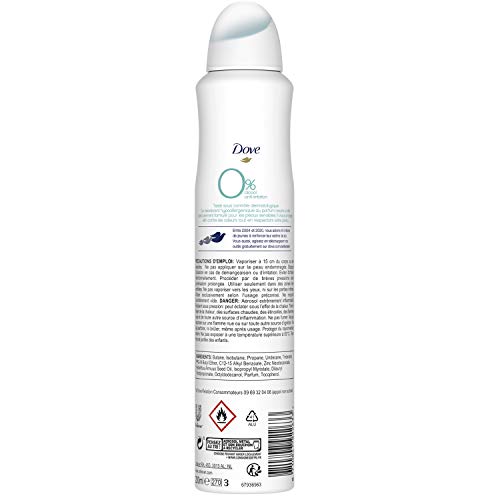 Dove Desodorante AE Sensitive 0% - Pack de 6 x 200ml