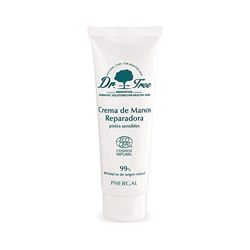 Dr. Tree. Crema De Manos Reparadora. Pieles Secas o Irritadas. 75 ml