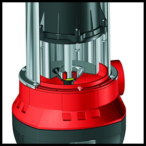 Einhell GC-DP 7835 -Bomba de aguas sucias(780W, capacidad de 15.700 l/h, profundidad max. de inversión 7m, conexión de manguera 47.8mm, cuerpos extraños hasta 35 mm, interruptor de flotador continuo)