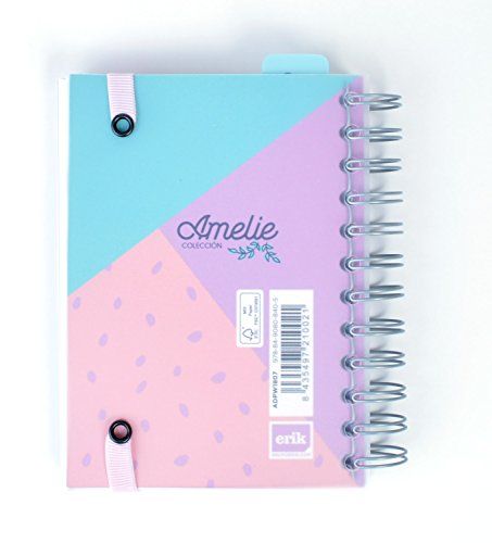 Erik ADPW1807 Amelie Colección Agenda escolar 2018/2019