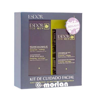 Esdor PACK For Men Bálsamo Antioxidante Para Después Del Afeitado, 75ml+REGALO Esdor For Men Contorno De Ojos Antioxidante Antifatiga, 12ml