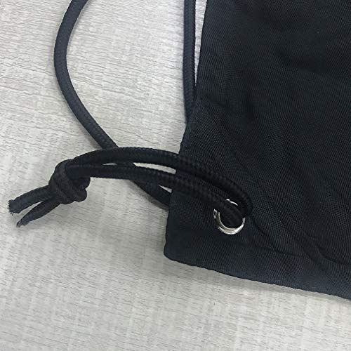 Etryrt Mochilas/Bolsas de Gimnasia,Bolsas de Cuerdas, Drawstring Backpack Simplistic Inspiration Quote Minimalist Featured Typography Drawstring Gym Sack Sport Bag for Men and Women