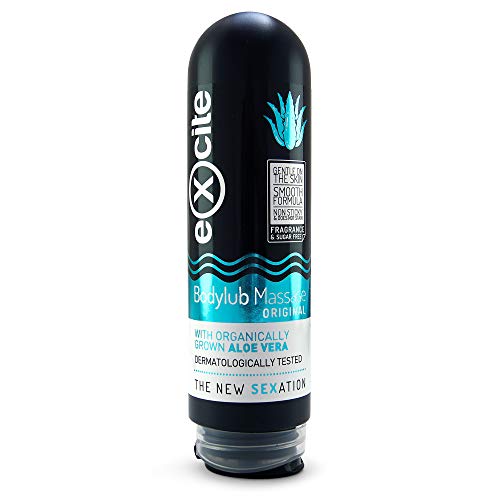 EXCITE Gel Lubricante masaje íntimo con Aloe Vera de cultivo ecológico. Lubricante íntimo. 200ml.