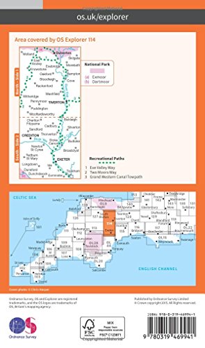 Exeter and the Exe Valley (OS Explorer Active Map)